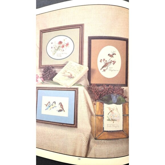 Vintage The Country Diary Collection Cross-Stitch Pattern Book 19 From 1983 Bird - Picture 4 of 8